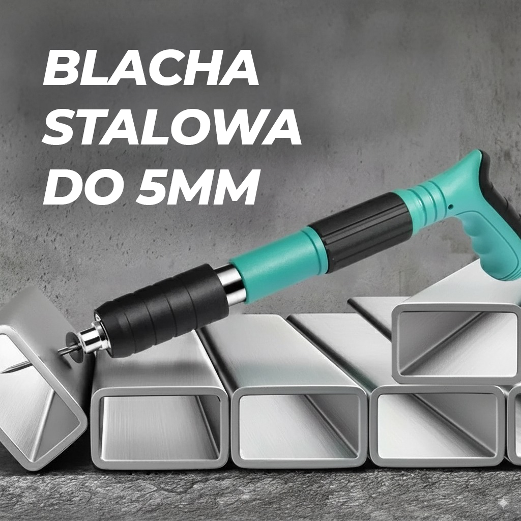 Steel Gun™ – Shotgun wśród gwoździarek + 200 gwoździ gratis!