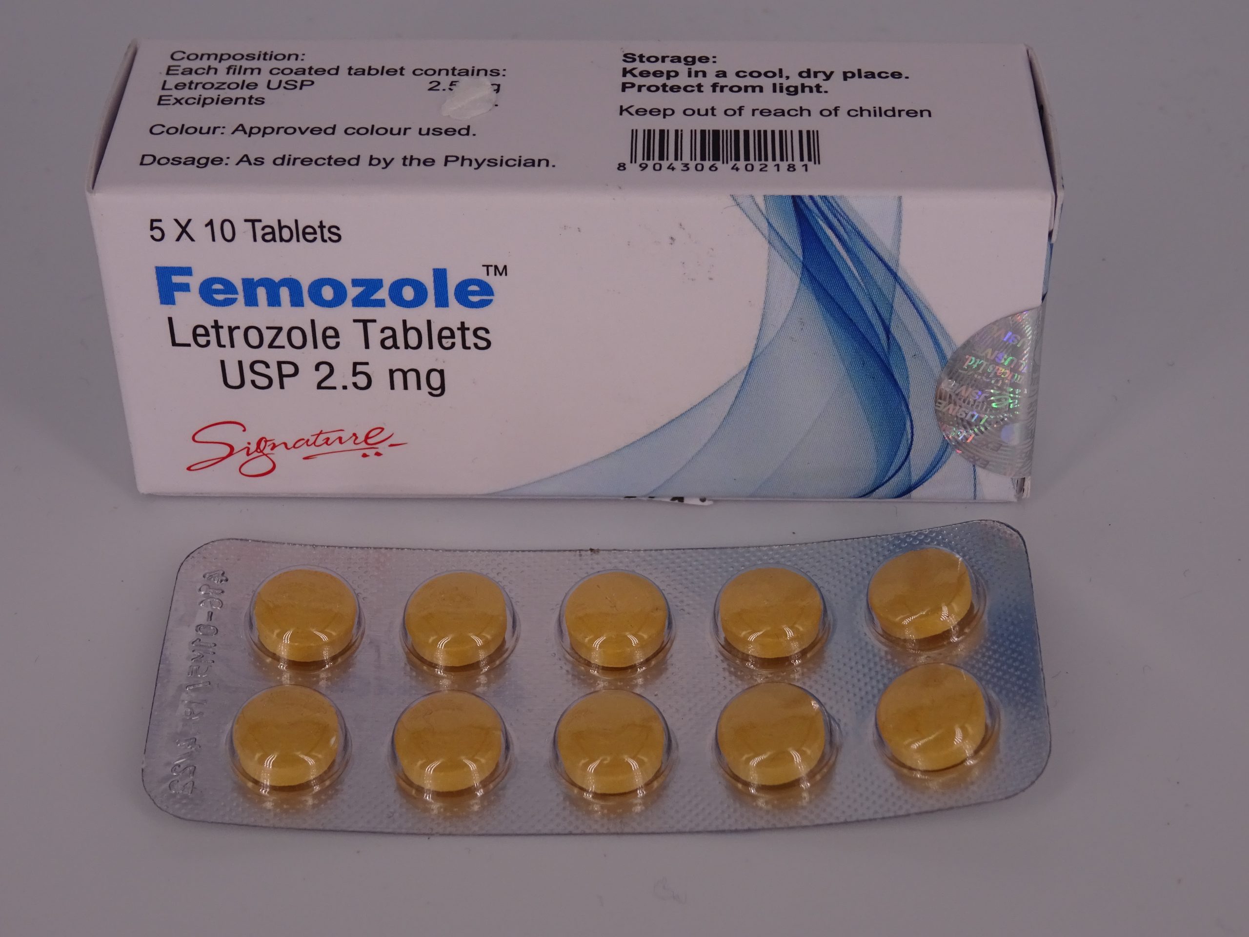 Signature Femozole Letrozole 2.5mg 10tab